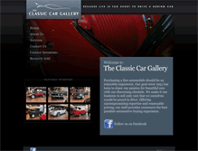 Tablet Screenshot of classiccargallery.com